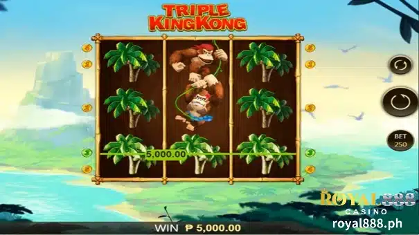 JDB Triple King Kong Slot Game Respin Manalo ng ₱5000